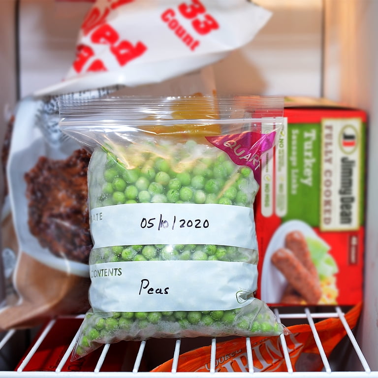 DiRose 1 Quart Reclosable Storage Bags - Pack Of 500, Food Safe, BPA-Free, Easy Zip