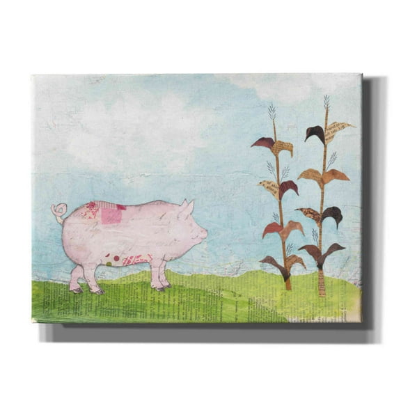Epic Graffiti 'On the Farm III' by Courtney Prahl, Canvas Wall Art, 16"x12"
