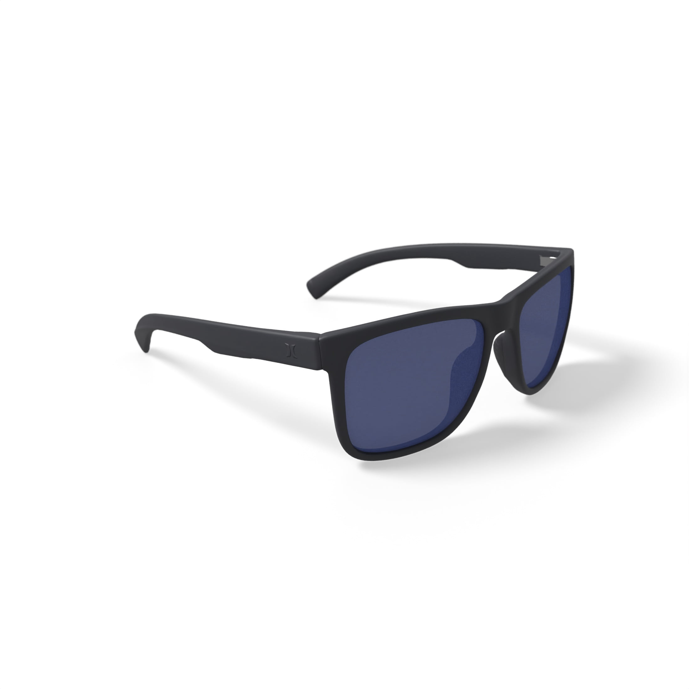 Hurley Men's Rx'able Sport Polarized Sunglasses, HSM3007P Peak, Matte Black, 56-17-135, with Case