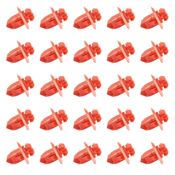 ewbo BACB31-U27007 Revitalize Your Vehicle: 25PCS Red Nylon Fender Molding Clips
