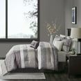 thumbnail image 2 of Cotton Bedding Set, 7 Piece Jacquard Comforter Set Purple Cal King, Purple Comforter Set,Polyester Bed In A Bag, Household Supplies & Décor Bedding Bedding Sets 7 Piece Jacquard Comforter Set Purple, 2 of 14