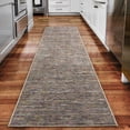 thumbnail image 4 of 3' X 10' Multi-color Wool Hand Loomed Runner Rug, 4 of 5