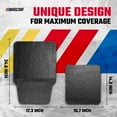 thumbnail image 5 of NASCAR Essential Car Floor Mats – 4-Piece Set | All-Weather Protection | Universal Fit for Cars, Trucks & SUVs | Black Rubber, 5 of 7