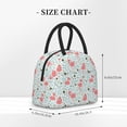 thumbnail image 2 of Fotbe Cute Flamingo Pattern Lunch Bag, Insulated Lunch Box, Small Leakproof Cooler Food Lunch Containers Reusable High Capacity Lunch Tote Bags for Work, Travel, Outdoor, 2 of 6