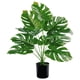 thumbnail image 1 of Palmera artificial grande de 19 pulgadas con plantas falsas en maceta para decoración interior y exterior de la oficina en el hogar, 1 of 9