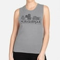 thumbnail image 2 of Skyline Albuquerque Women's Muscle Tank Small Heather Grey, 2 of 5