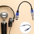thumbnail image 4 of BRIGHTFUFU Cable adaptador XLR a 1/4, Cable de conexión macho a hembra, Adaptador convertidor de Audio, 2 uds., 4 of 8
