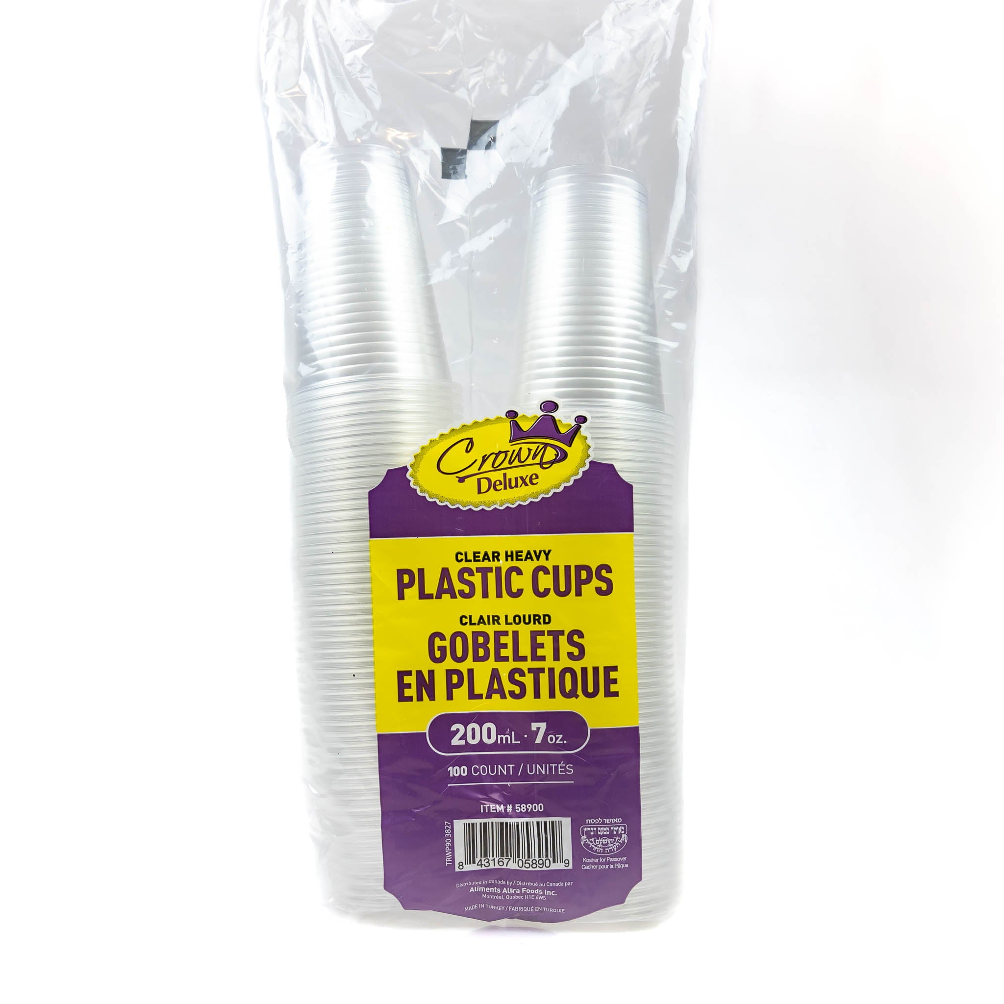 CUPS PLASTIC 7OZ., Elevate your drink service with the Crown Plastic Cups 7 oz 100-Pack. Crafted for precision and designed to provide convenience, these high-quality plastic cups are perfect for a wide range of beverage needs. They are durable, reliable, and designed to make your drink service exceptional.
Key Featur