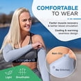 thumbnail image 3 of Mangas solares con protección UV para enfriar o calentar el brazo para hombres y mujeres Adepaton BST3008423-2, 3 of 7