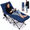 Blue, variant on CuisinSmart Folding Camping Cot,32 " Wide Multi-Position Folding Chaise Lounge Chair with Pillow Mattress & Carry Bag,Portable Bed Sleep Cot for Adults, Home, Office, Beach & Travel