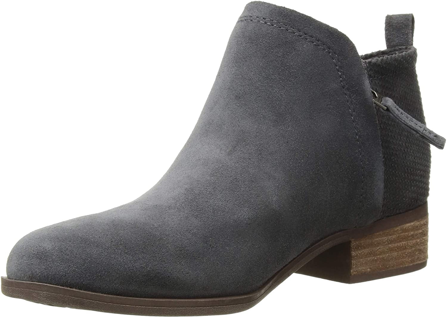 forged iron suede and textured velour mix women's deia booties