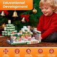 thumbnail image 2 of Christmas Magnetic Building Blocks Set 150 PCS, Green STEM Toys for Kids Ages 3-14, Holiday-Themed Building Cubes for Boys & Girls, Festive Santa/Snowman/Christmas Tree Blocks, 2 of 9