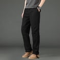 thumbnail image 4 of Zshosam Men's Casual Pants Lightweight Stretch Slim Fit Pants with Pockets(Black,XL), 4 of 7