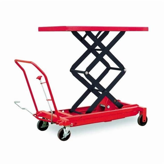 Dayton Scissor Lift Table, 1500 lb. Cap, 24"W, 48"L 4ZD01