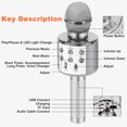 thumbnail image 4 of Micrófono de Karaoke Inalámbrico Alversun para Niños con Bluetooth, 4 of 7