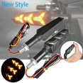 thumbnail image 3 of Luz de señal de giro Led secuencial diseño de hueso de pescado indicador intermitente lámpara intermitente Compatible con motocicleta, 3 of 5