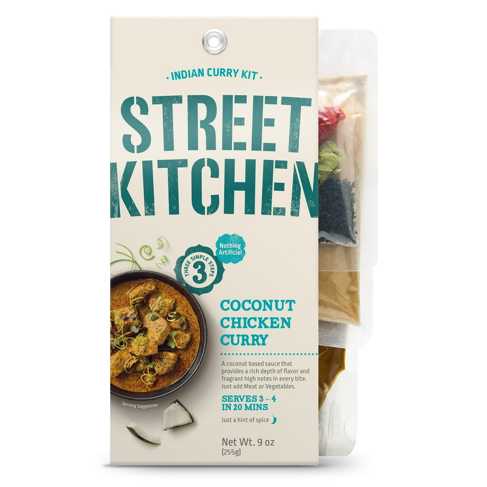 Street Kitchen Coconut Chicken Curry Indian Scratch Kit, 9 oz Walmart