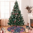thumbnail image 7 of Rateoe Floral Print Christmas Tree Skirt 48" for Xmas Holiday New Year Party Circle Tree Mat Ornaments Decoration, 7 of 7