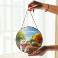 thumbnail image 2 of Goodbye Summer Exotic Shorthair Hello Fall Time for School Stained Glass Suncatcher Cat Lover Kitten Owner Gifts Window Hanging Sign Decor - 02014, 2 of 5