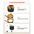 thumbnail image 4 of Set of 2 Black Drum-Shaped Lampshades with Stands,Perfect for Home Decor,13x13x10 Inches Ideal Lighting Solution, 4 of 6