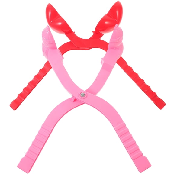 UPOUART 2-Pack Winter Outdoor Snow Clips Plastic for Kids Snowfield Fun and Play