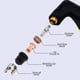thumbnail image 4 of Accesorios de Antorcha de Corte de Plasma, Tuerca de Corte de Plasma Consumibles 60432 Guía de Enfentamiento 3 PCS Set 60028 Anillo de anillo Estándar para la Serie 60 60, 4 of 7