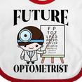 thumbnail image 4 of Inktastic Future Optometrist Eye Doctor Boys Baby Bib, 4 of 4