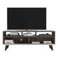 thumbnail image 4 of 2 Inner Drawers & 3 Open Shelves Tv Stand, Suits Up To 52" Tvs, Dark Brown/white Stand For Tvs Up 52", Brown/white, Shelves, Long, 4 of 6
