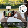 thumbnail image 3 of Lampe Selfie LED Réglable Portable avec Clip Rechargeable Mini Lampe à Pince avec 2 Modes d'Éclairage et 10 Briques, 3 of 10