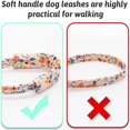 Dog Collar and Leash Set Girls Adjustable Puppy Collars with Floral Bow ...