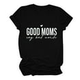 thumbnail image 2 of Nrmvnmi Mothers Baseball Tee Shirt for Women Short Sleeve Letter Printed Graphic Mom Gifts Tee Shirts Mothers Day Gifts, 2 of 5