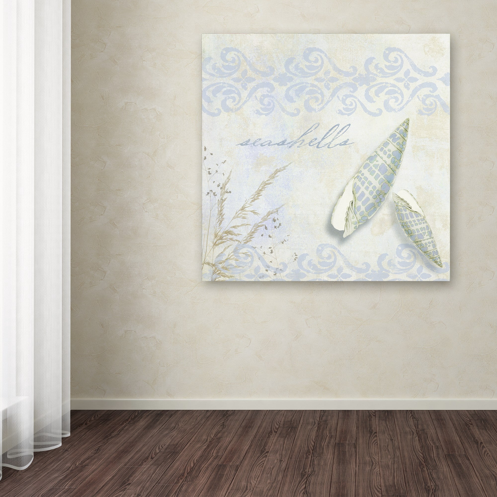 Trademark Fine Art "She Sells Seashells II" Canvas Art by Color Bakery