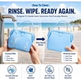 thumbnail image 6 of Waterproof Silicone Tote Bags, Women Foldable Leakproof Beach and Pool Handbag with Secure Closure, Washable Self-Standing, 6 of 10