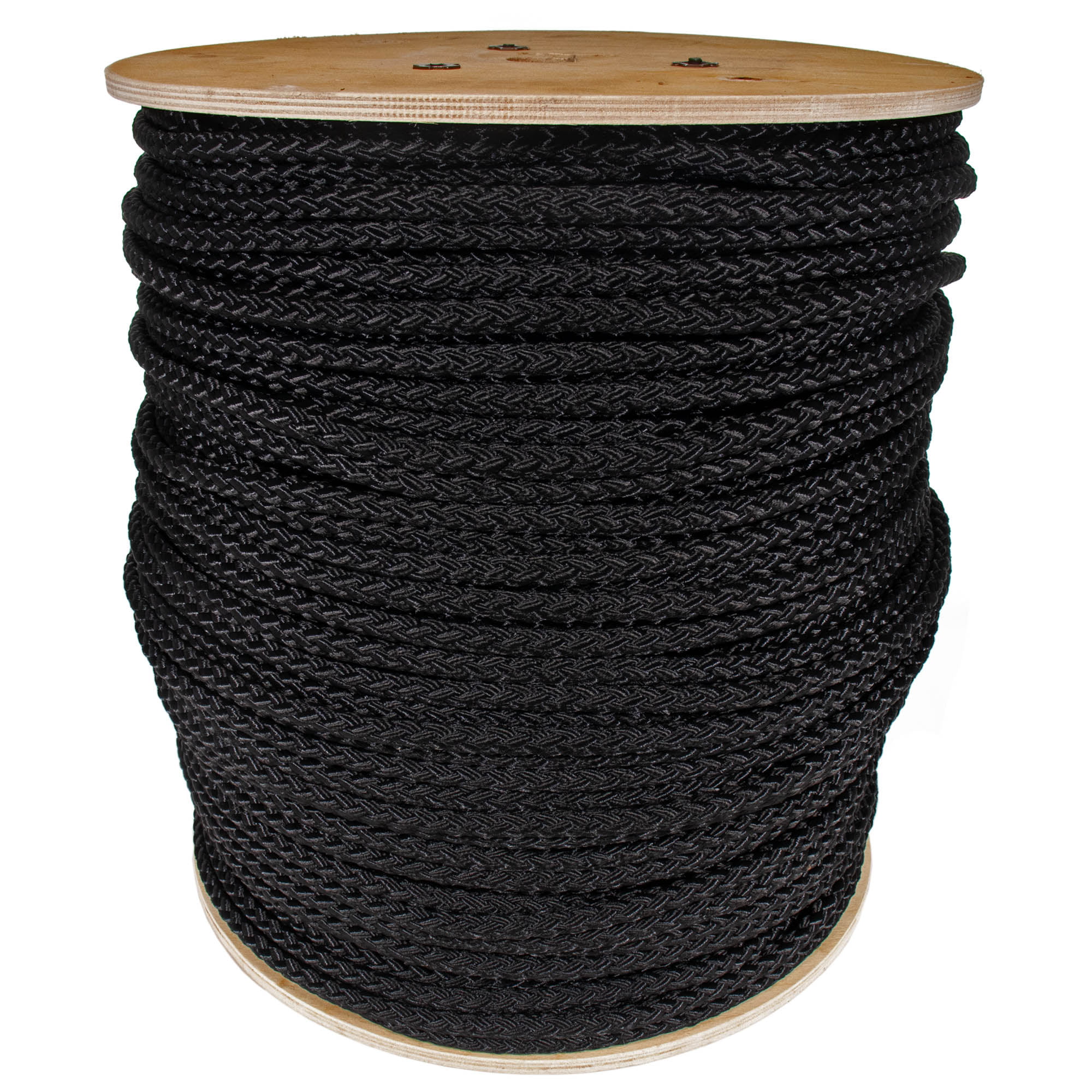 Solid Braid Nylon Rope in 1/8, 5/32, 3/16, 1/4, 5/16, 3/8, and 1/2 Inch -  Marine