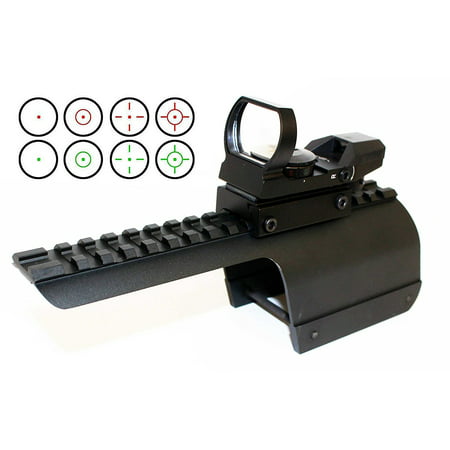 Aluminum Reflex sight with mount for benelli nova 12 gauge shotgun, single rail (Best Price On Benelli Shotguns)