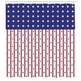 thumbnail image 2 of Ambesonne USA Shower Curtain, Stars and Stripes Flag, 69"Wx75"L, Violet Blue Ruby White, 2 of 2