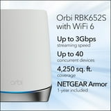 NETGEAR Orbi WiFi 6 System | AX3000 Router + Satellite | Armor Security ...