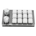 thumbnail image 1 of Clavier Mécanique Macro à une Main, Mini Clavier Micro Programmable à 12 Touches, Touches Entièrement Programmables et 2 Boutons, Clavier Mécanique Bricolage pour Jeu, 1 of 8