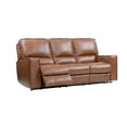 thumbnail image 3 of Pemberly Row Contemporary Saddle Power Reclining Sofa and Recliner, 3 of 15