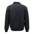 thumbnail image 2 of Men’s Multi Pocket Water Resistant Industrial Uniform Quilted Bomber Work Jacket (Black, 5XL), 2 of 4