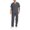 Gray_#02, variant on Sewkxo Men Scrubs Set - Stretch V-Neck Scrub Top & Jogger Pant with Pockets Yoga Waistband Anti-Wrinkle Scrubs for Men,Gray S