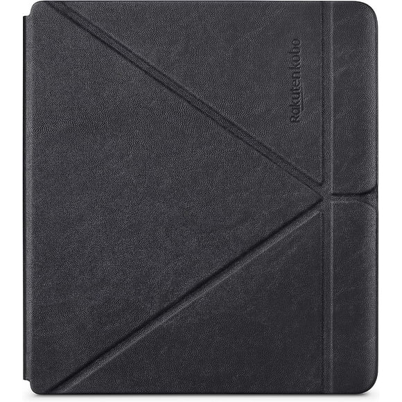 Kobo Sage SleepCover Case | Black | Sleep/Wake Technology | Built-in 2-Way Stand | Vegan Leather | Compatible with 8”