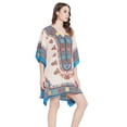 thumbnail image 4 of Women Plus Size Short Tunic Dress for Women Casual Polyester Short Caftan Dress Ladies Kimono Beach Cover-Ups Kaftan Online By Oussum, 4 of 7