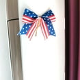 Six Sets Of 16CM Flag Bows for Martyrs Memorial Day Decoration Ribbons