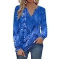 thumbnail image 3 of Fantaslook Womens Tops Long Sleeve V Neck Blouses Business Casual Shirts Fall Fashion Dressy Tops, 3 of 8