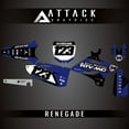 thumbnail image 2 of Attack Graphics Custom Renegade Complete Bike Restyle Graphics Kit Compatible with Polisport MX Restyling Kit for Yamaha YZ125 2007, 2 of 3