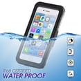 thumbnail image 2 of Samsung Galaxy Case, IP68 Waterproof Dustproof Shockproof Case with Built-in Screen Protector, Full Body Sealed Underwater Protective Clear Cover for Samsung (Black) Galaxy a70, 2 of 7