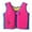 z250708-Pink-E, variant on LUOGENLI Infant Life Jacket 0-20 Lbs Uscg Approved Children's Solid Color Foam Life Jacket Vest Outdoor Swimming Red-D Size