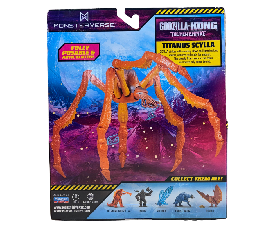 Monarch Legacy of Monsters Titanus Scylla Action Figure, 6-inch