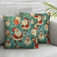 thumbnail image 3 of PHYHOO Cute Christmas Throw Pillow Cover,Cartoon Snowman Winter Holiday Cushion Cover Merry Christmas Decorative Pillowcase Square for Home Sofa Bed, 3 of 5